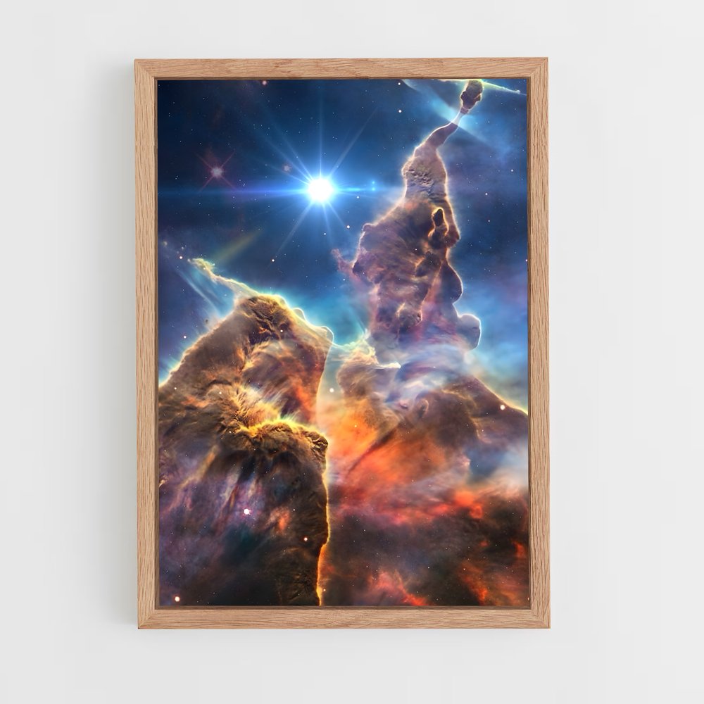 Poster Les Colonnes Célestes – affiche Astronomie (vue 4)